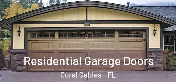  Residential Garage Doors Coral Gables - FL